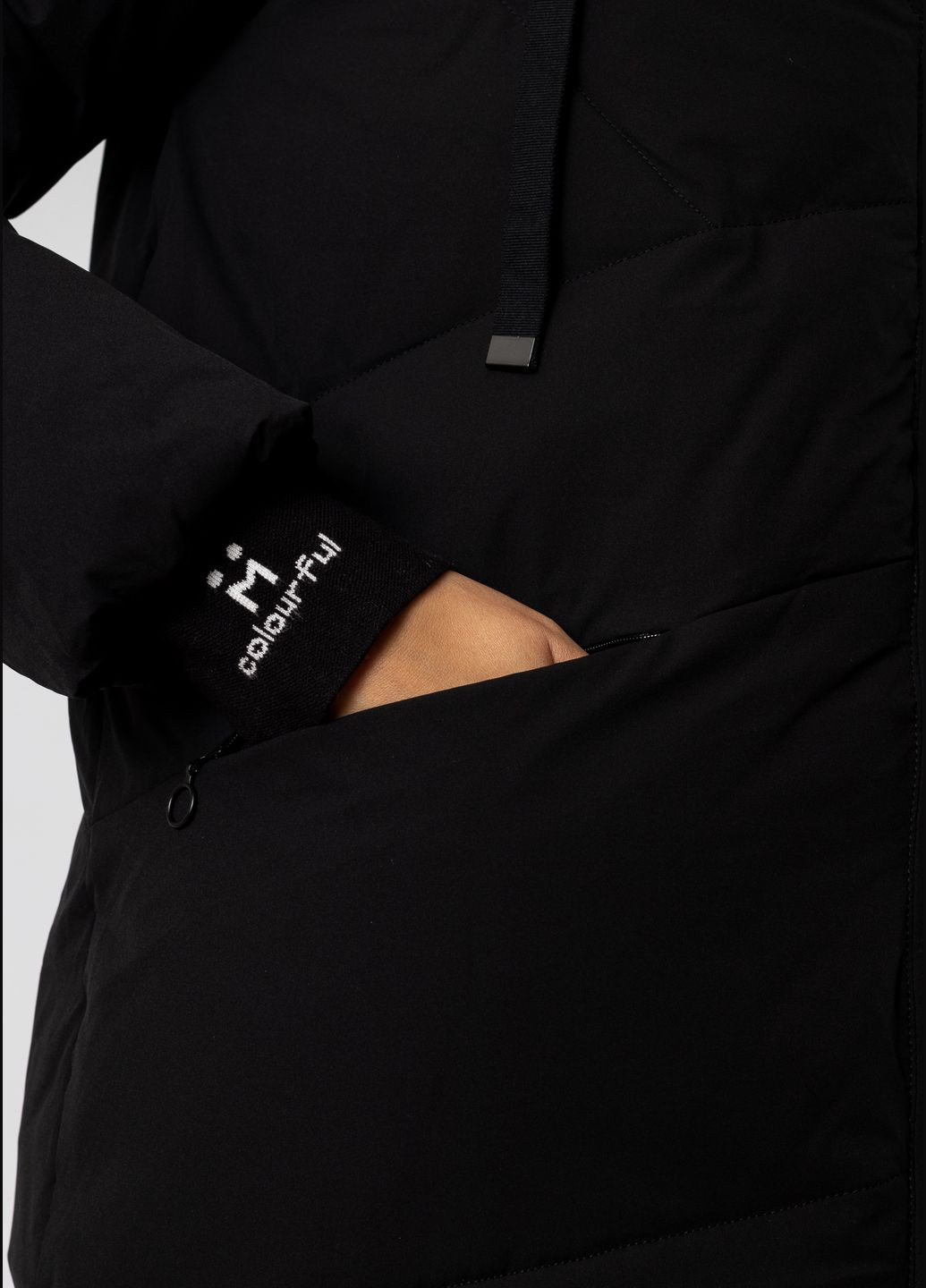 Черный зимний Пуховик Towmy