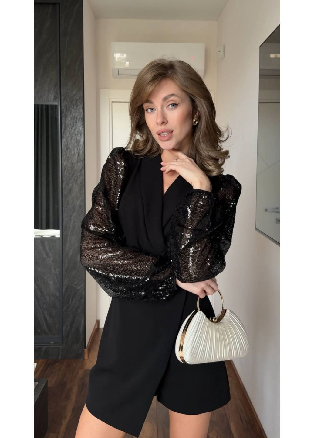 Жіночий комбінезон No Brand комбінезон-шорти однотонний чорний повсякденний, вечірній, кежуал креп-дайвінг