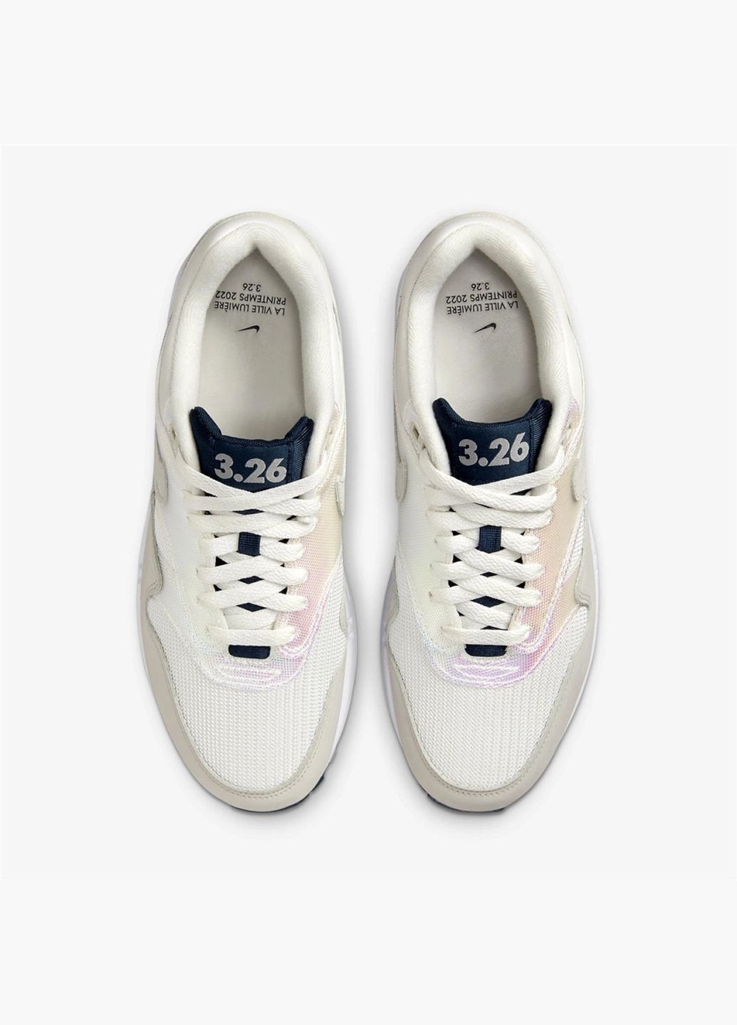 Кроссовки женские Air Max 1 La Ville Grey Dq9326-100 Nike серые (333652303)