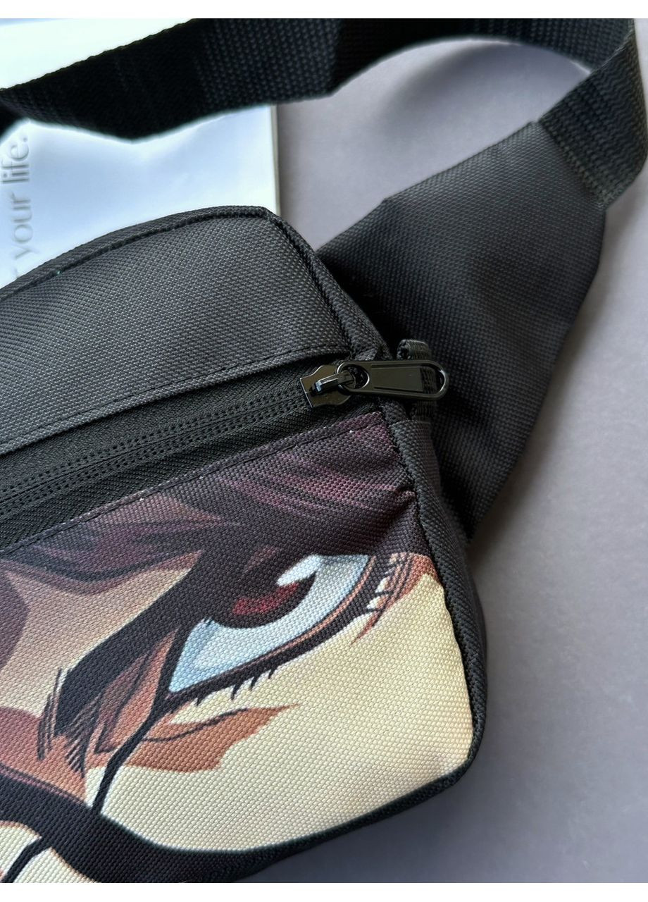 Молодежная сумка бананка на поясе или через плечо с аниме. No Brand (363820446)