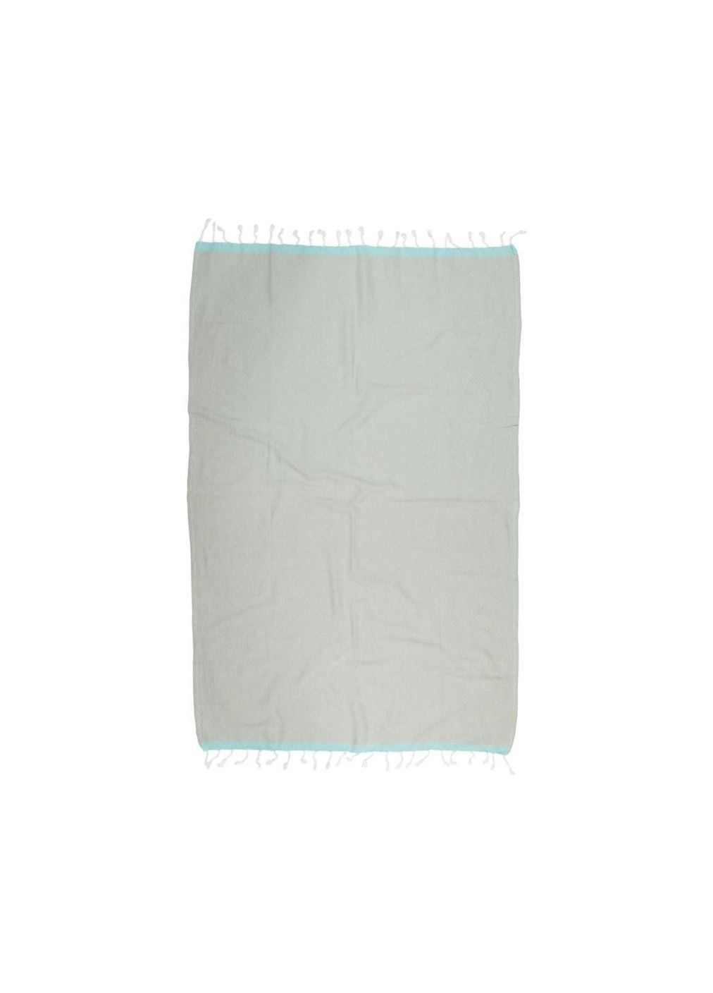 Barine полотенце pestemal - basak 95*165 light grey-mint серый-ментоловый серый производство -