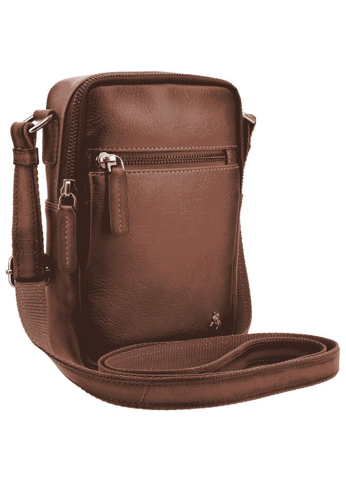 Мужская кожаная сумка AT43 Gianni Burnish Tan ( AT43 B/TAN) Visconti (365437282)