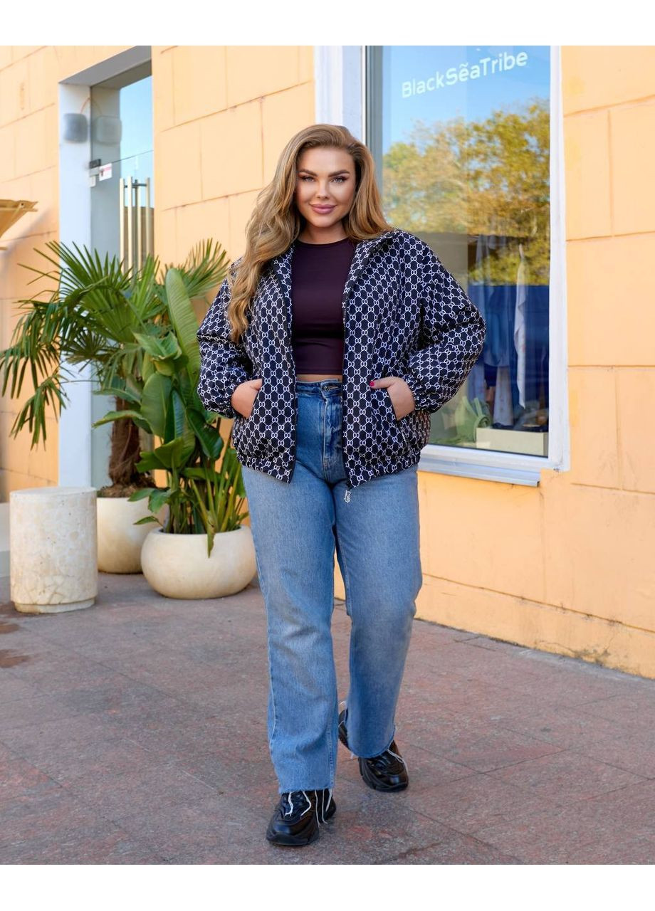 Черная демисезонная базовая женская демисезонная куртка Nobilitas