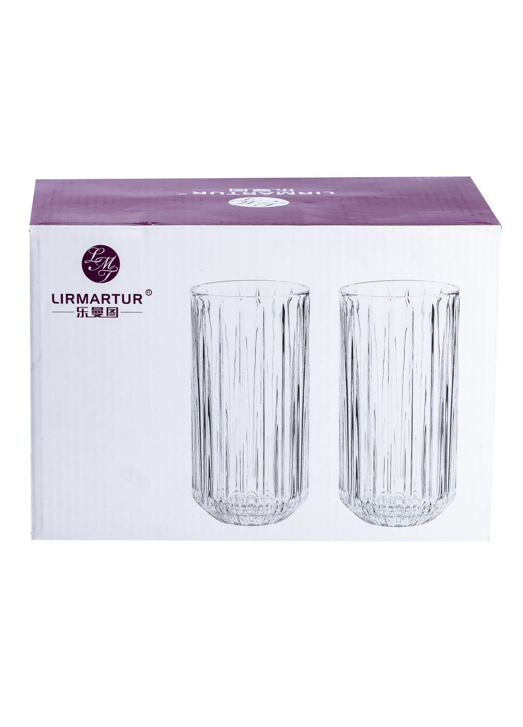 Набір склянок TS Kitchen 380 мл прозорий 6шт No Brand HP517 (301426411)