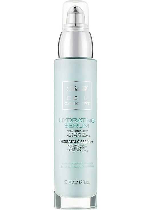 Сироватка зволожуюча для сухої та чутливої шкіри обличчя Cell Concept Hydrating Serum 50ml (1142889-104483) Helia-D (368610164)