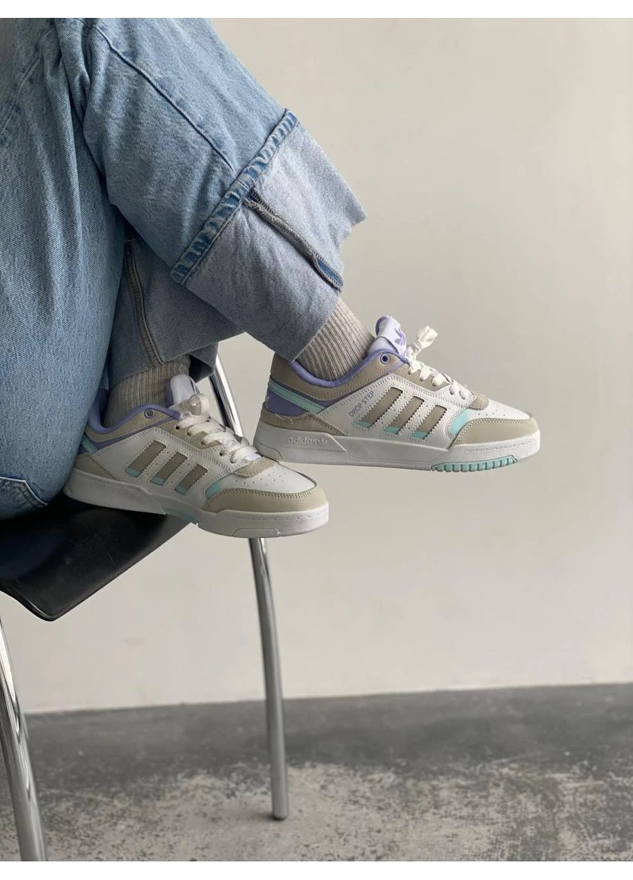 КРОСІВКИ ЖІНОЧІ ADIDAS DROP STEP LIGHT BLUE АДІДАС ДРОП СТЕП СИНІ No Brand сині демісезони (392033163)
