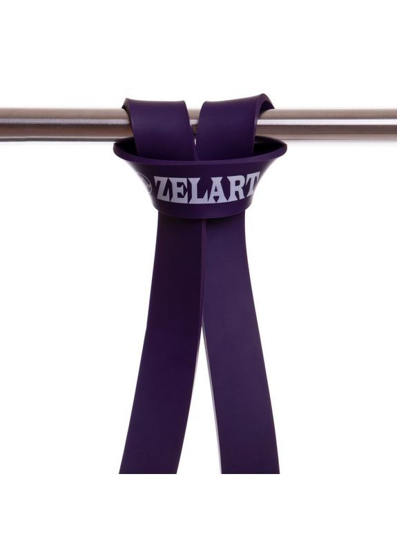 Гума петля для підтягувань та тренувань стрічка силова POWER BANDS (латекс, розмір 2080x32x4, 5мм, жорсткість М, Zelart (354703040)