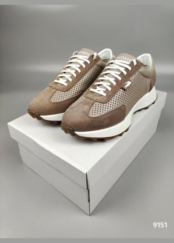 Жіночі літні кеди/кросівки з перфорацією колір латте натуральна шкіра якість люкс. No Brand бежеві (329889401)