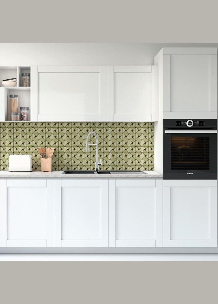 Самоклеюча алюмінієва плитка зелене золото зі стразами (3DPanda-1172 D) Sticker Wall (323155218)