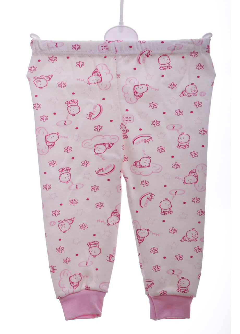 Розовая пижама с футболкой для девочки трикотажная summer розовая см (41810) Murat baby