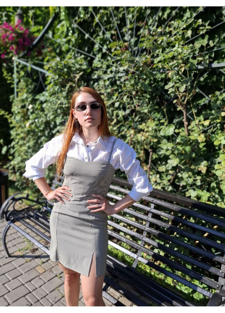 Бежевое невероятное платье-сарафан😍💣 Luna