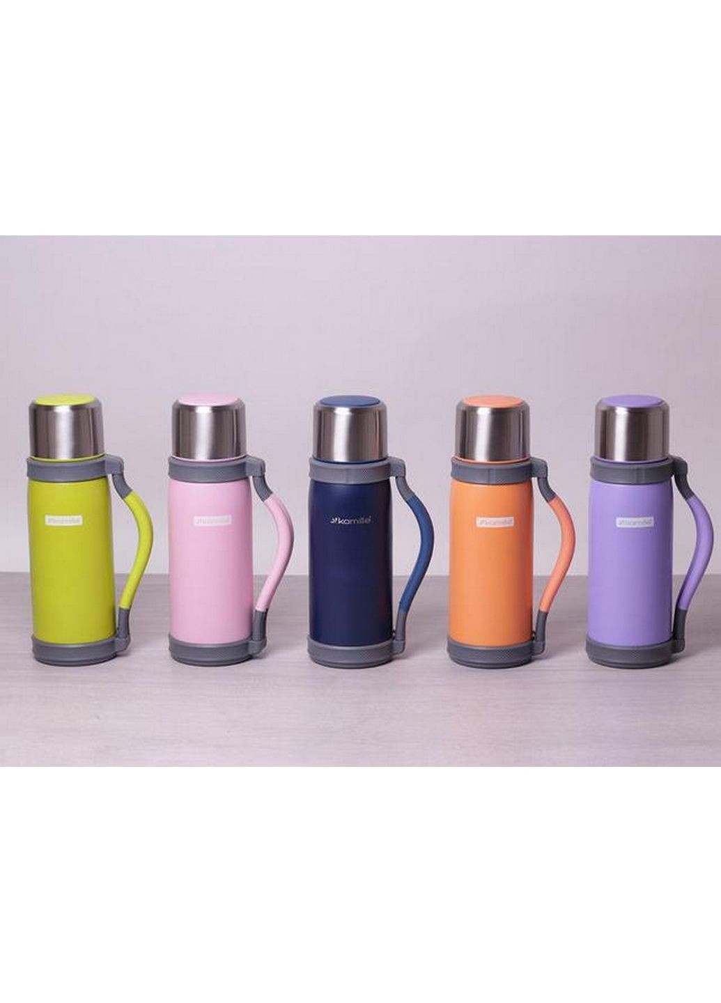 Термос с ремешком и ручкой 1200 мл Kamille (289461917)