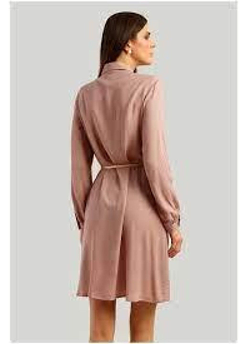 Рожева кежуал сукня-сорочка b19-32074-325 сорочка Finn Flare однотонна