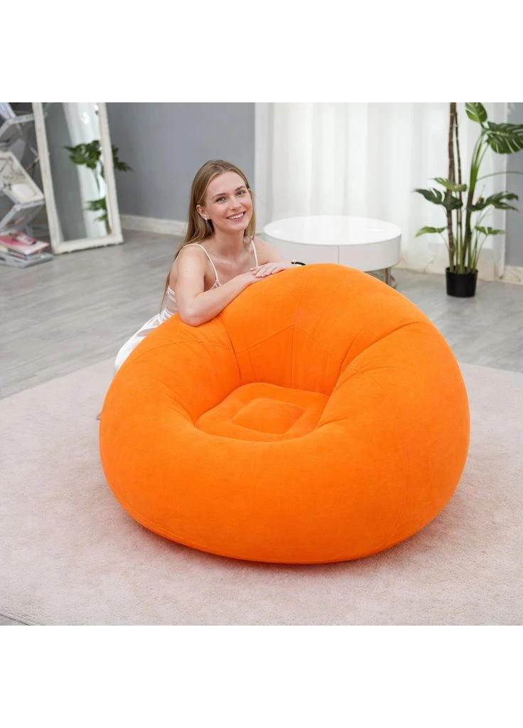 Надувное кресло-пуф Inflatable Sofa / Надувное кресло-мешок 110×110×85 см Digital (395316626)