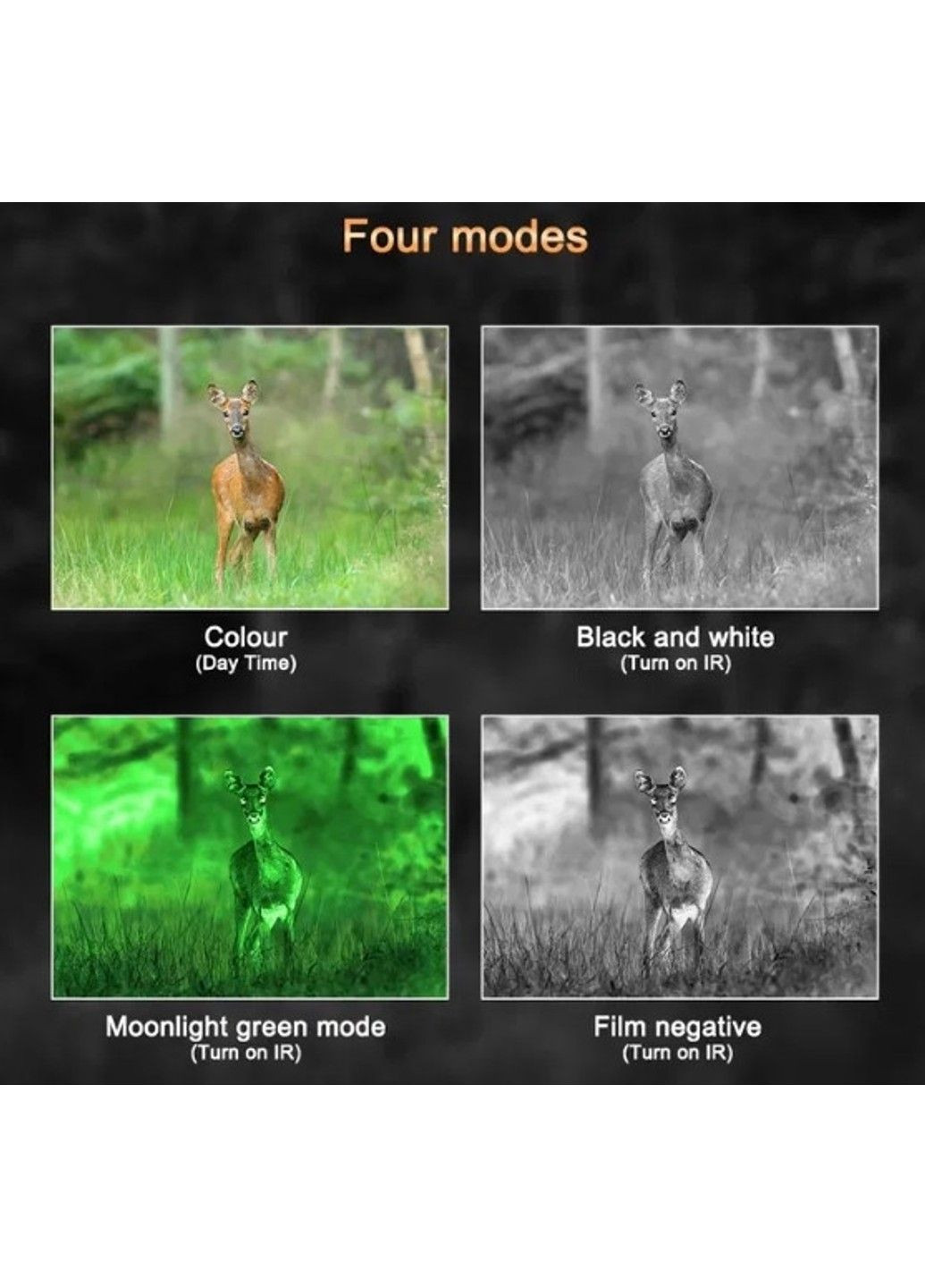 Night Vision Прибор ночного видения G1 4.5х 1920x1080P невидимая волна 940nm с креплением на голову No Brand (331640497)