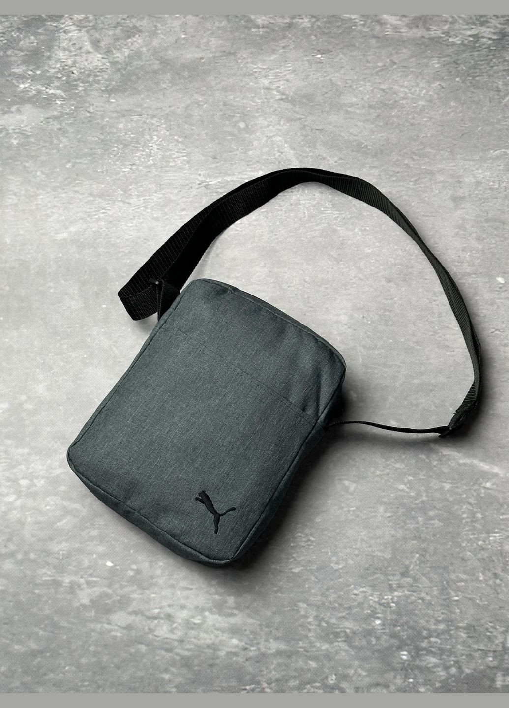 Барсетка темно-сірий меланж No Brand (329205749)