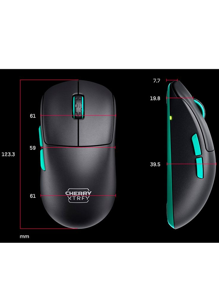 Миша M68 Black (CX-M68W-BLACK) Cherry (322937426)