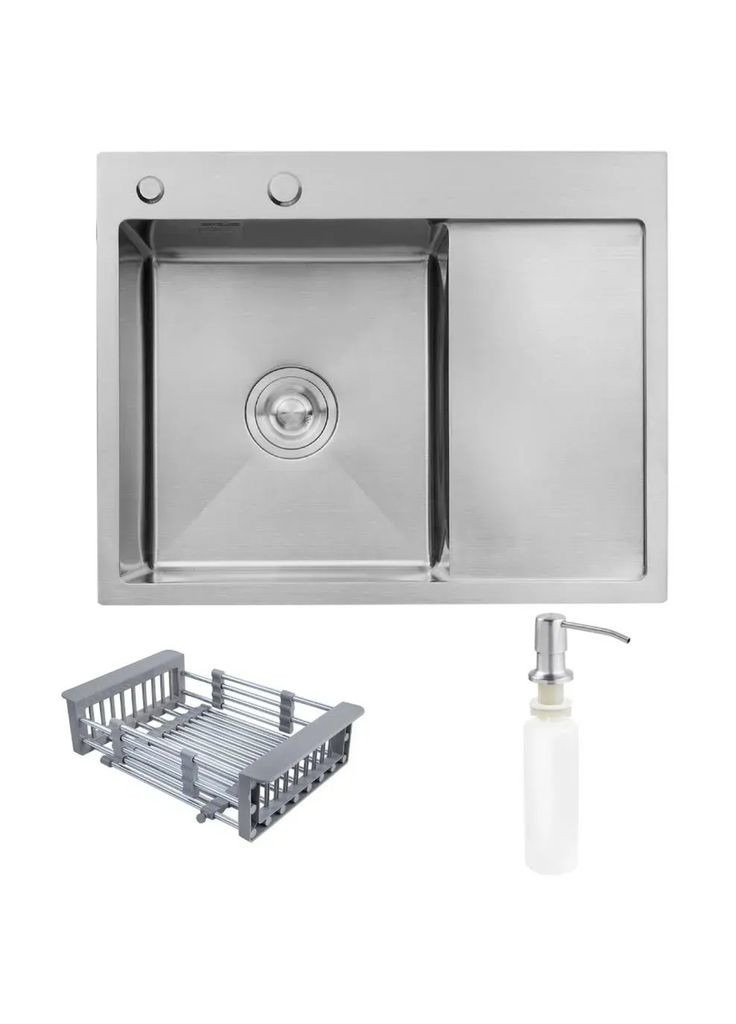 Мойка кухонная (m497404) Kroner Geburstet-6350LHM (372960436)