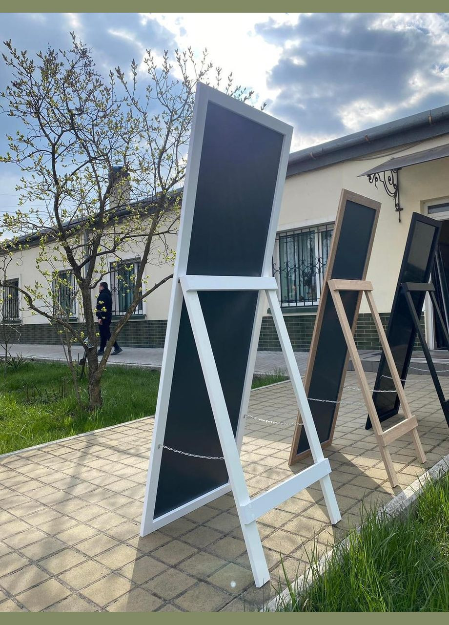 Зеркало напольное в тонкой раме белого цвета на ножке 160 х 80 см No Brand (333823526)