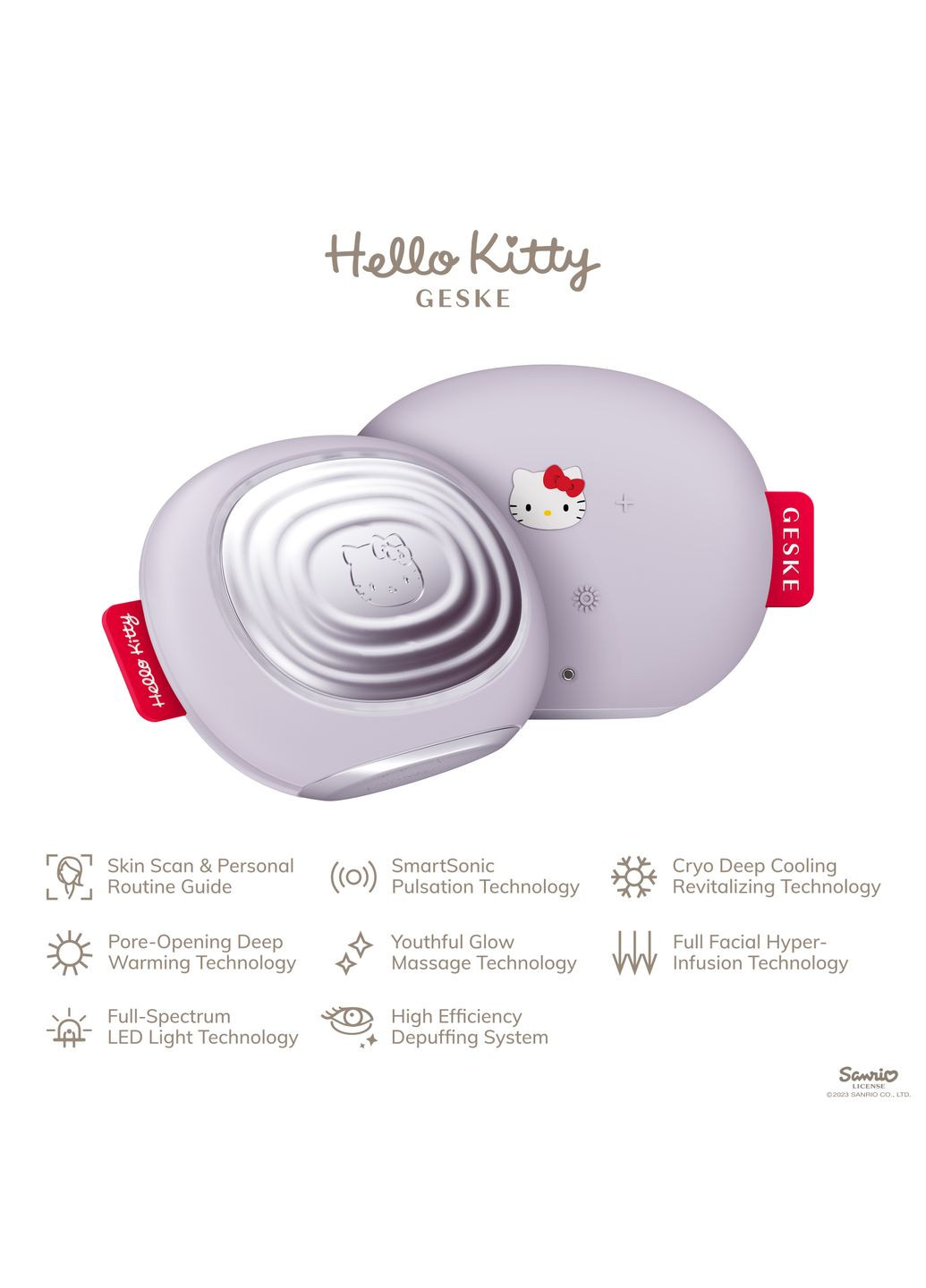 Ультразвуковая маска тепло и холод Sonic Warm&Cool Mask 8в1 GESKE (341526180)