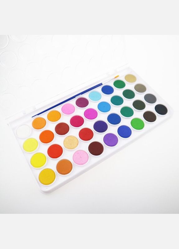 Фарби акварельні (великі кювети) 36 кольорів Yover (322650453)