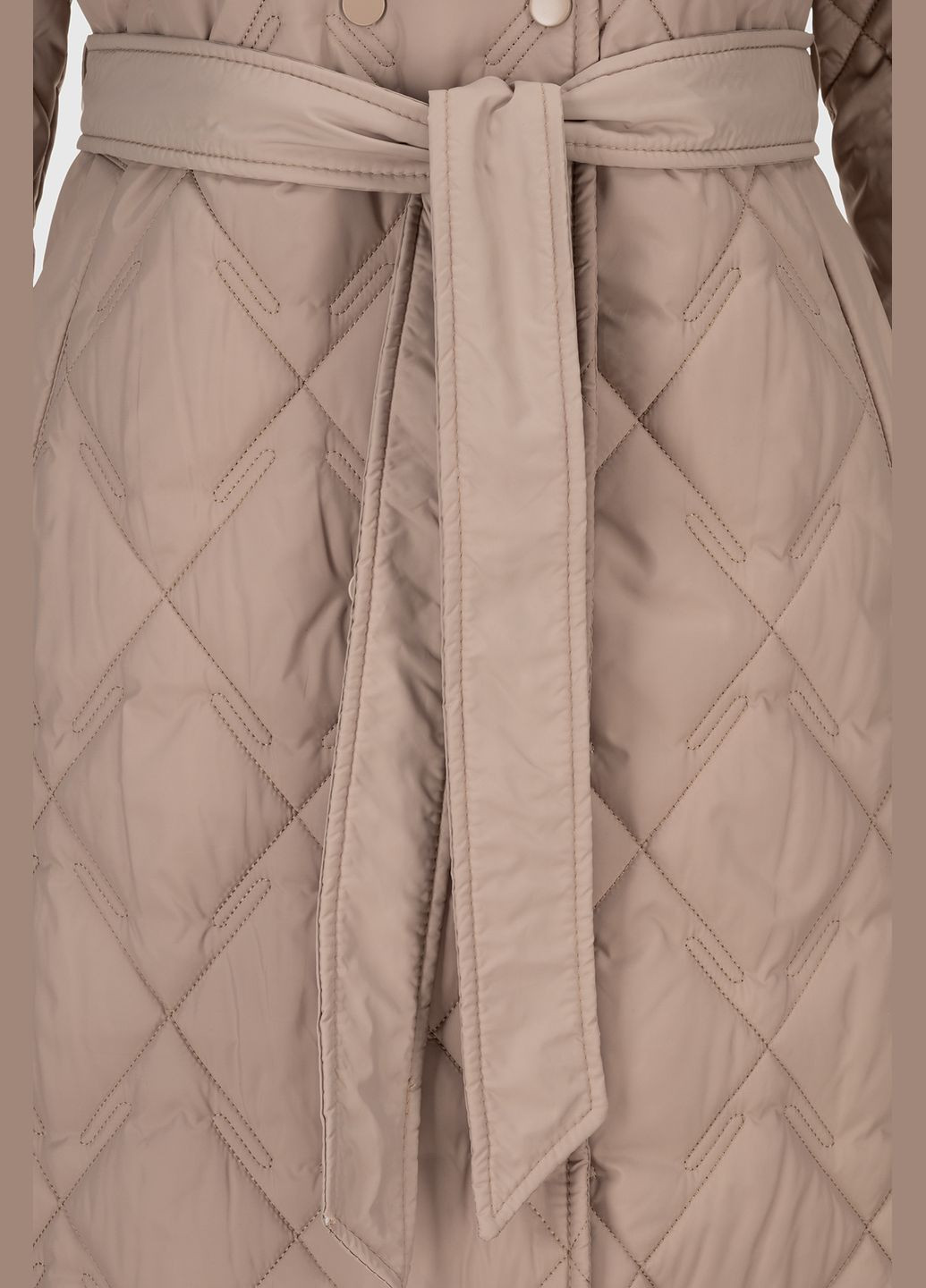 Бежевая демисезонная куртка женская 1911 бежевый (2000990317063d) shop (2000990317063) No Brand