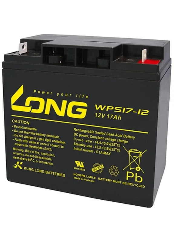 Батарея до ДБЖ 12В 17Ah (WPS17-12) Long (399302949)