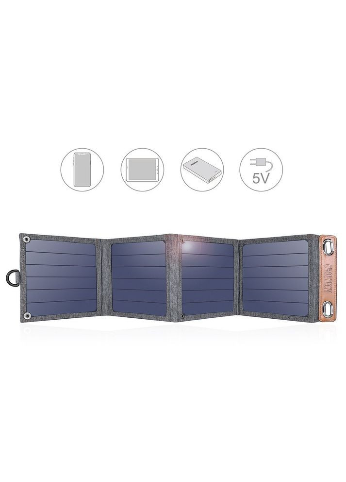 Солнечная панель 14W SB 5V/2.1A max CHOETECH (322538049)