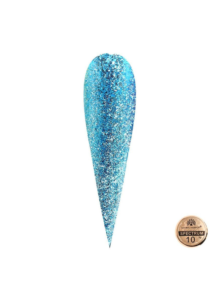 Гель фарба металева з пластівцями Spectrum 5 г, №10 Plus-plus (352747912)