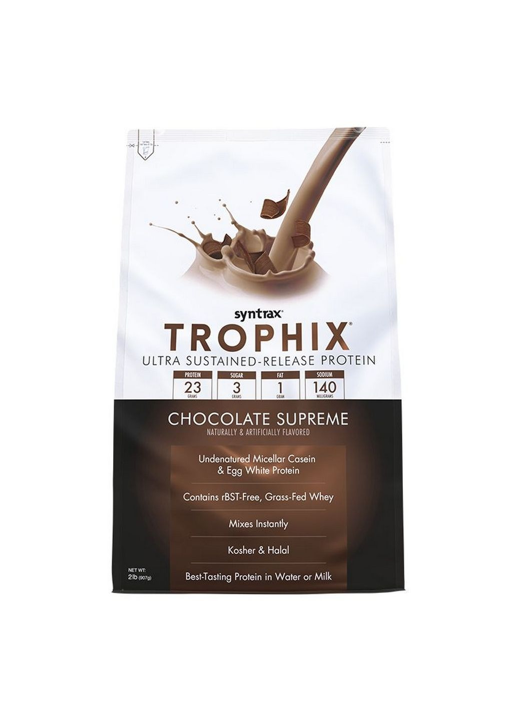 Протеин Trophix, 907 грамм Шоколад Syntrax (293479243)
