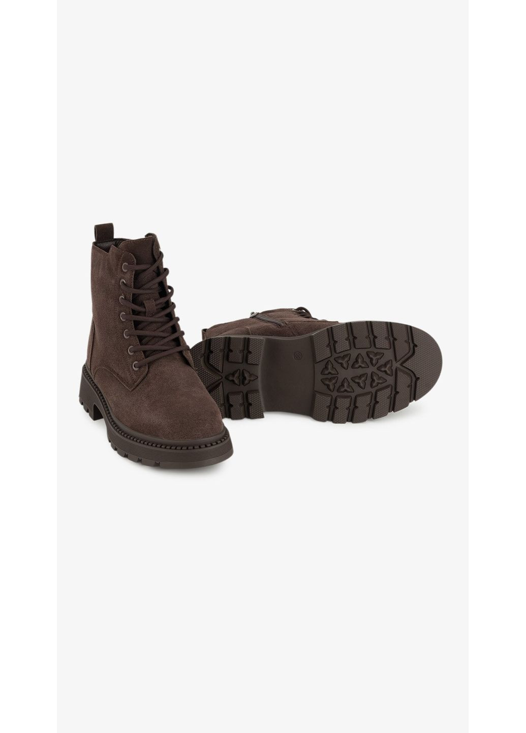 Зимние ботинки женские e50-4r коричневый shop (2000999314421) No Brand