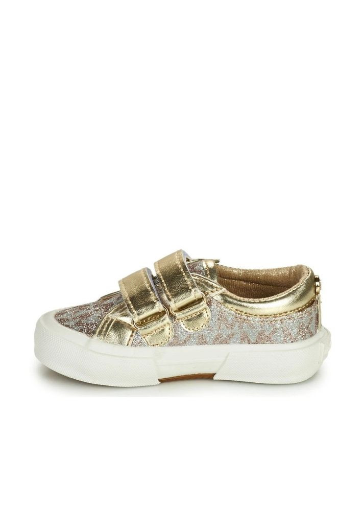 Золоті осінні кросівки ima tinsel ez-gold monogram glitter 12-ima tns ez-2 Michael Kors
