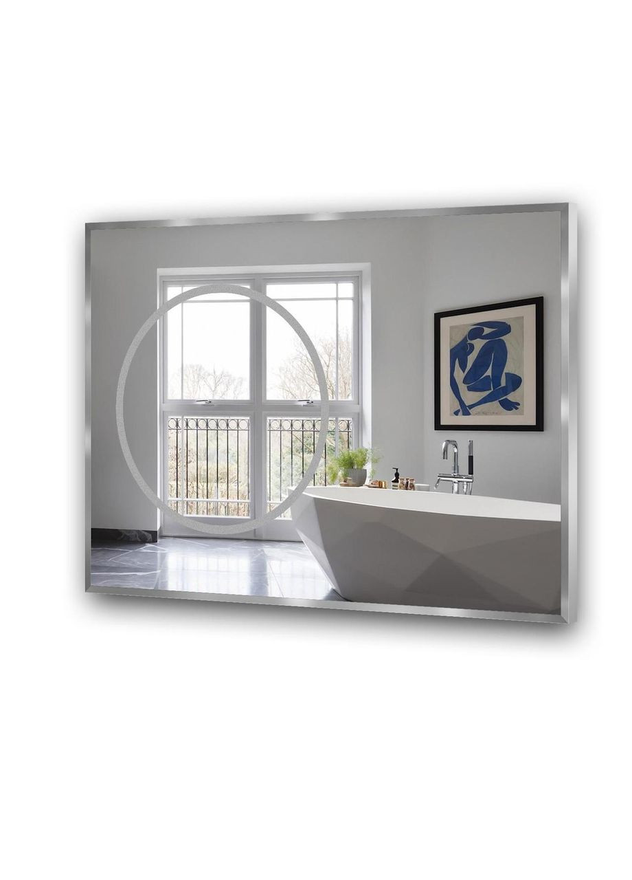 Зеркало DOLYANA в алюминиевой раме с подсветкой LED 1200x1000x30 Seria A (372113751)