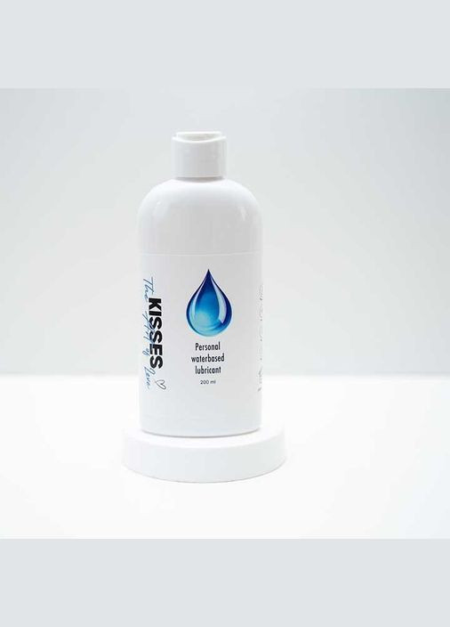 Лубрикант на водній основі Kisses 200 мл. – Інтимне мастило No Brand (322400175)