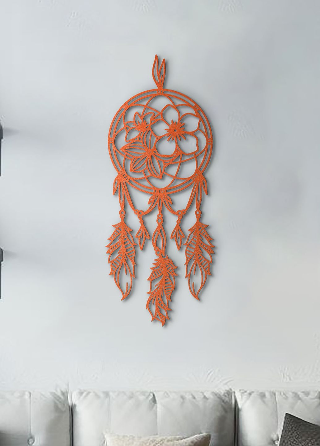 Декор в комнату, интерьерная картина на стену "Цветочные сны", стиль минимализм 30х13 см Woodyard (292112126)