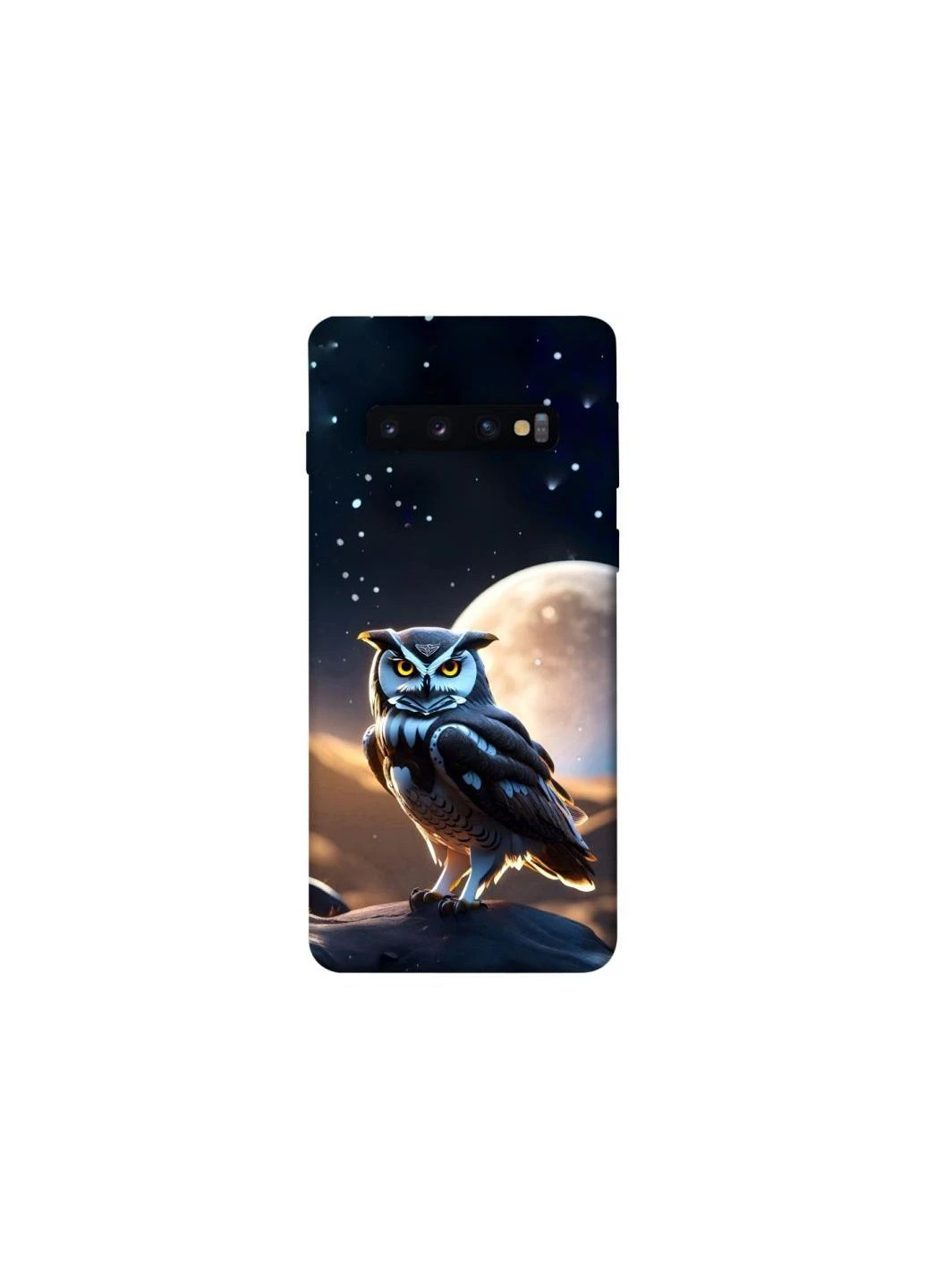 Чехол на Samsung Galaxy S10 Cyber owl Frontalka (376076880)