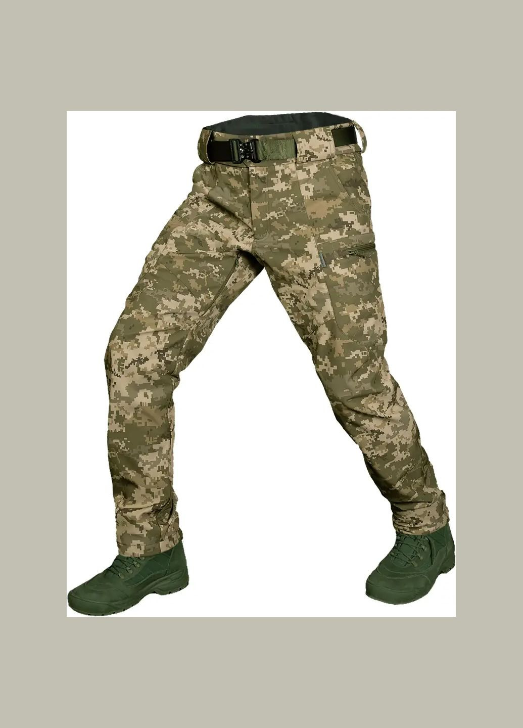 Комбинированные демисезонные брюки Camotec