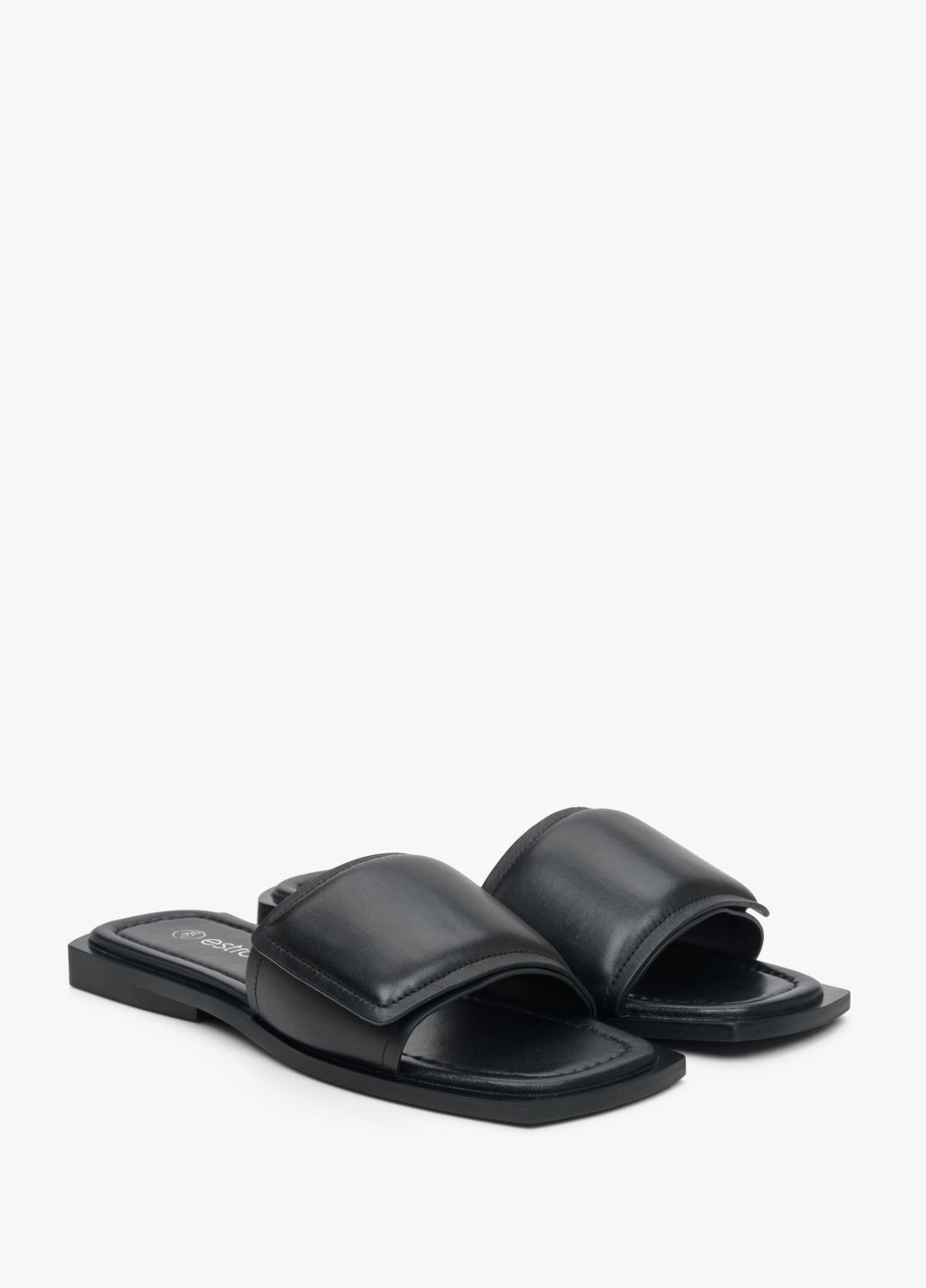 Шльопанці, колір чорний Estro (324030565)