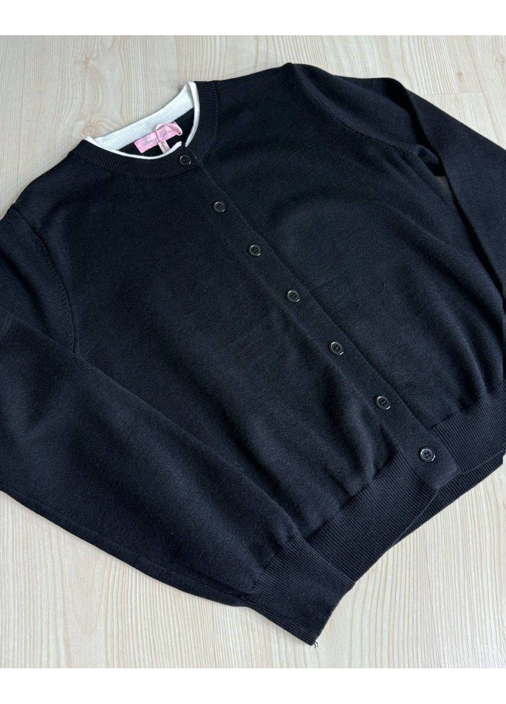 Черный демисезонный кардиган No Brand