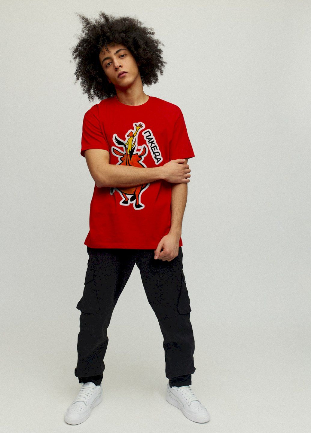 Червона футболка чоловіча YAPPI