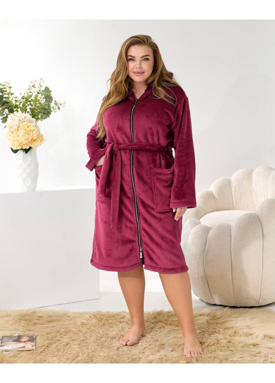 Женский махровый халат на молнии Osoblyva (368485108)