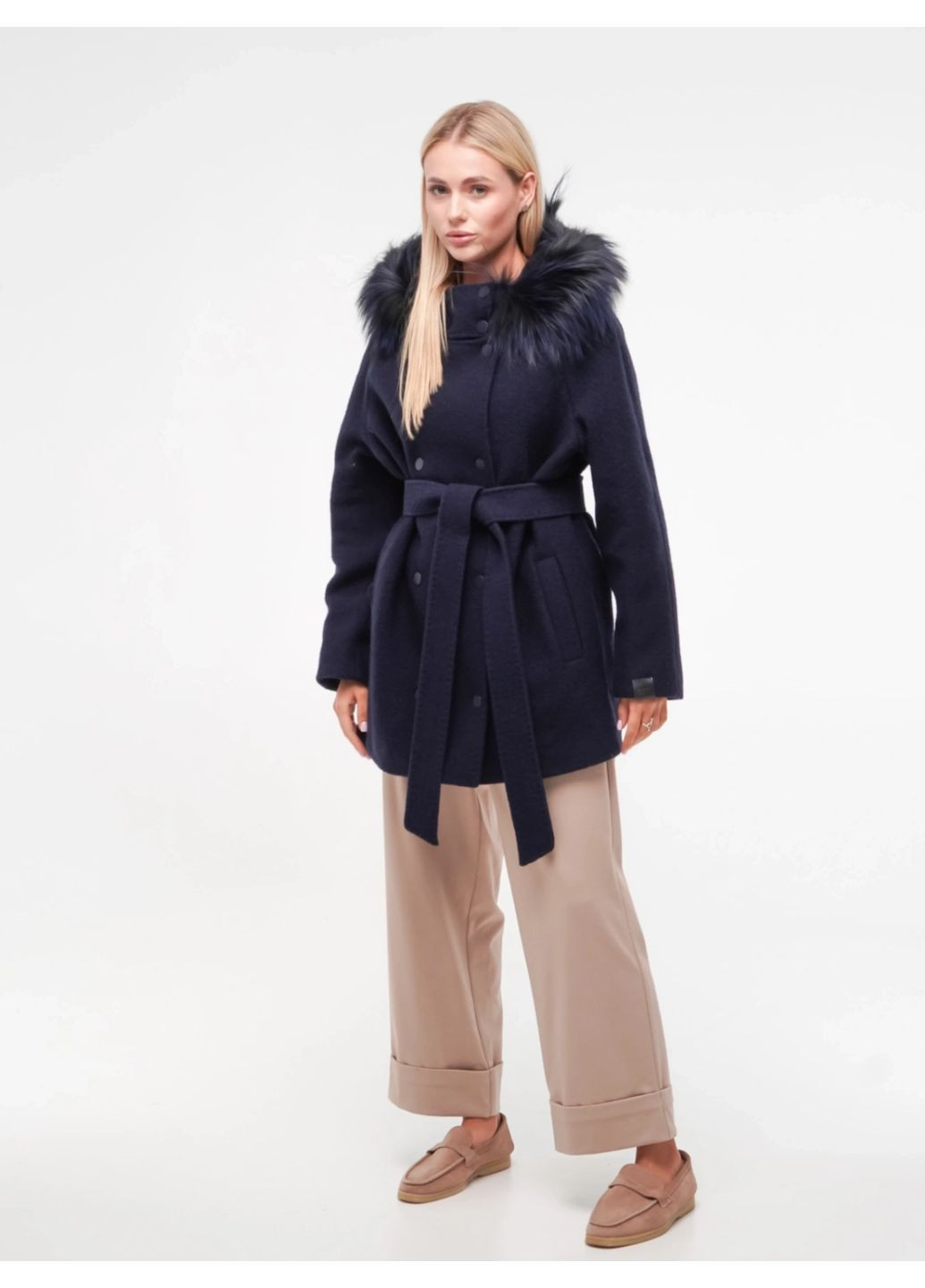 Черная демисезонная куртка-пальто куртка-пальто Esmeralda