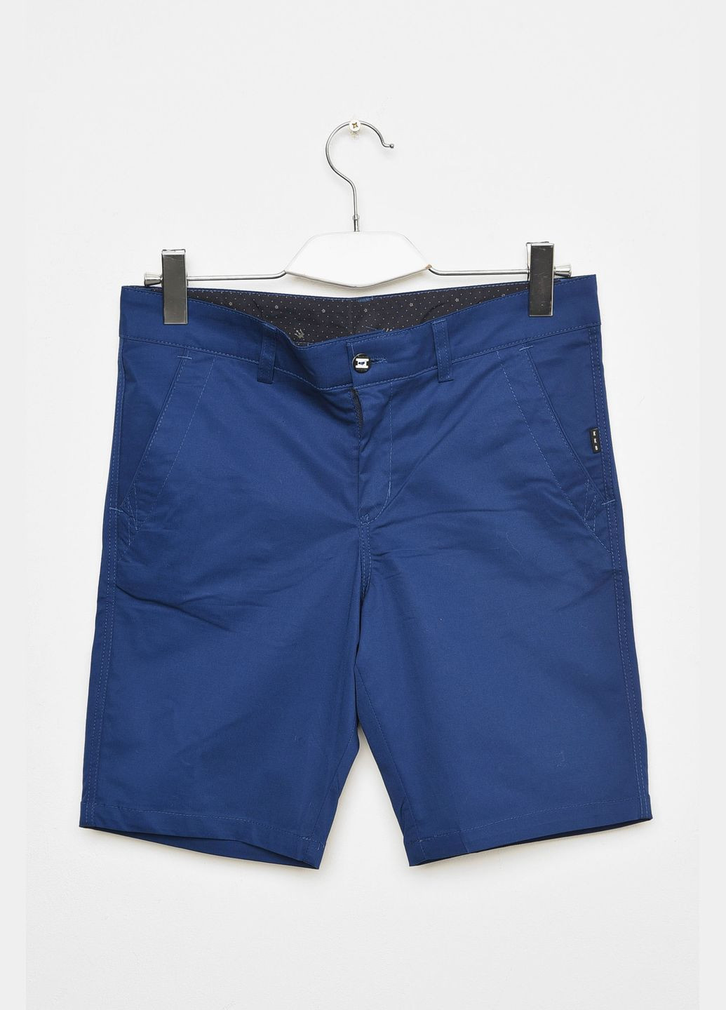 Шорти чоловічі синього кольору Let's Shop (311666589)