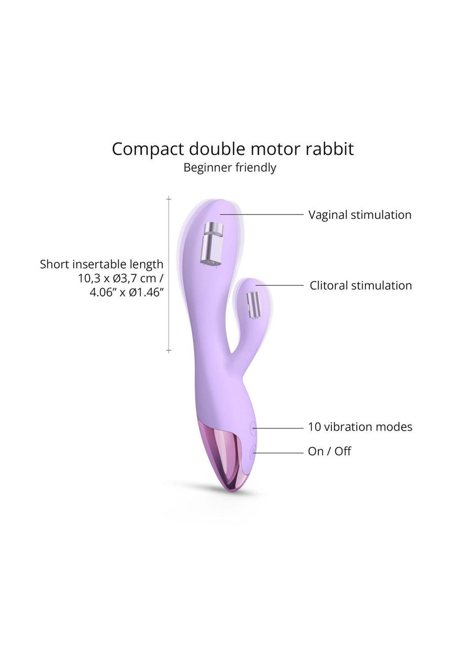 Вибратор-кролик Love To Love FUNKY BUNNY - VIVA MAUVE No Brand (366879533)