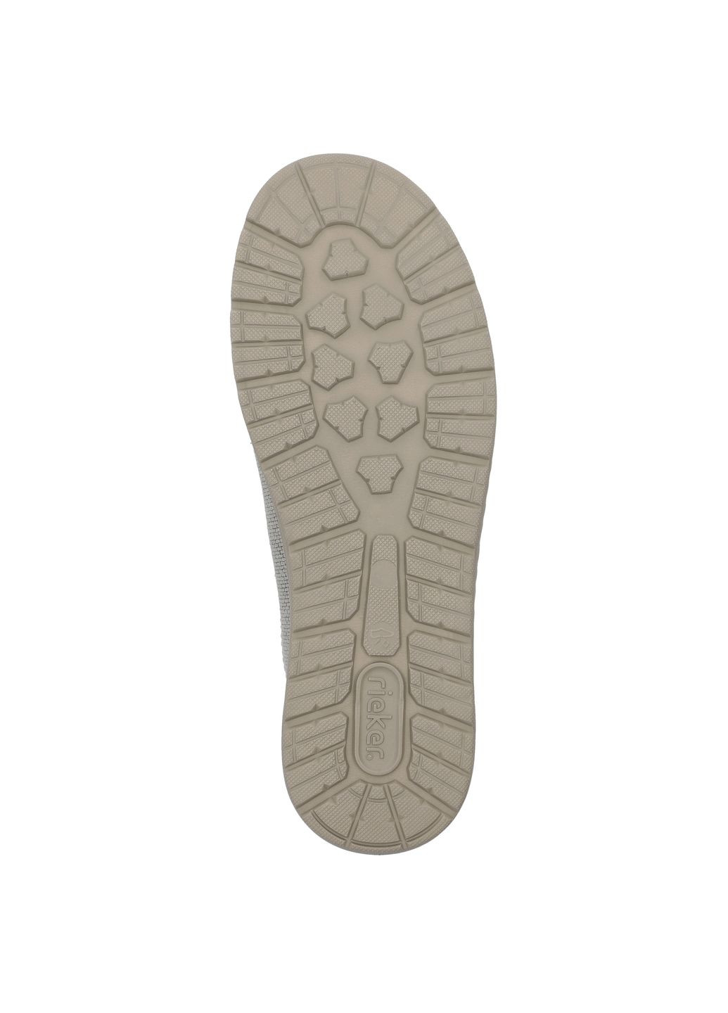 Серые демисезонные мокасини Rieker