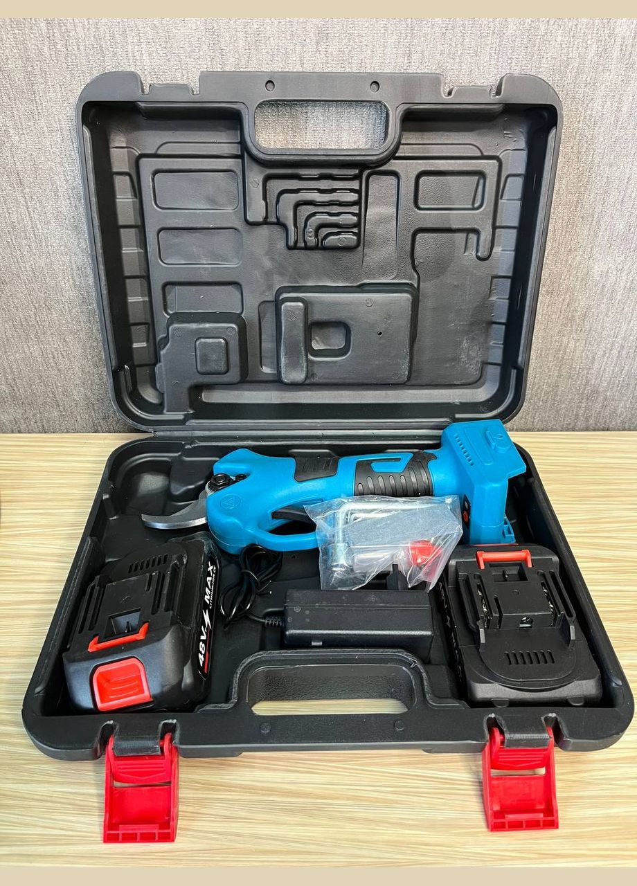 Садовий секатор акумуляторний для дерев 48v 2 АКБ Lucky Day Shop (335053288)