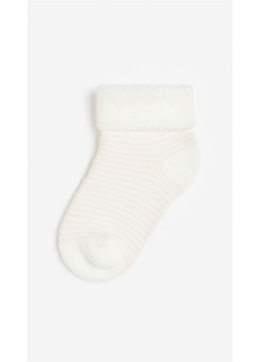 Шкарпетки махрові для дівчинки 1167736-004 молочний H&M (289354052)
