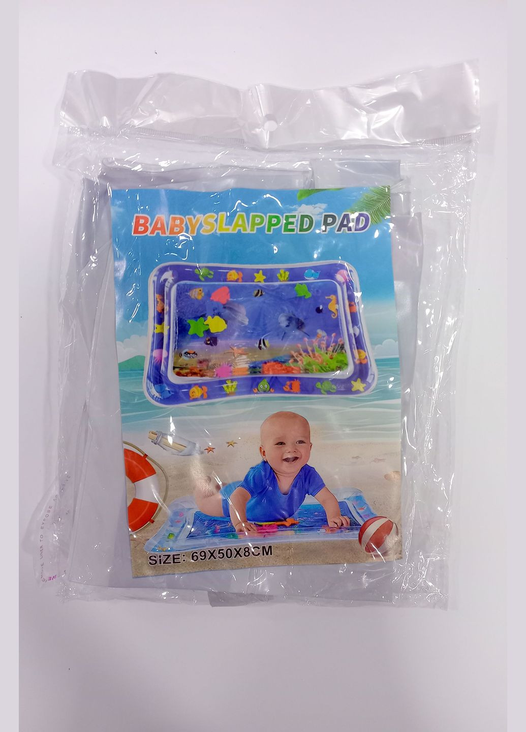 Коврик для младенца WM1-5 надувной, водный, в кульке,17-18-3см (6903317464951) Прямоугольник Дельфин Вид 4 No Brand (292849149)
