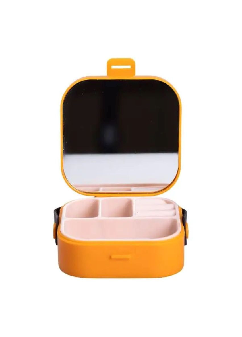 Скринька для прикрас 9×9×3.8 см міні органайзер для ювелірних виробів HP-5-27O Yiwu (371480713)