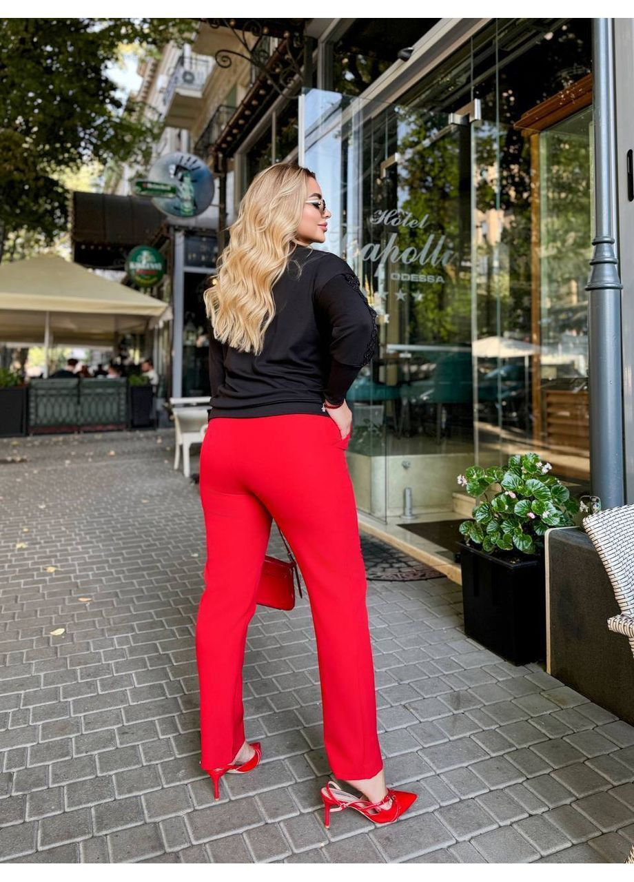 Штани брюки з костюмної тканини,резинка сзаду Україна (348033535)